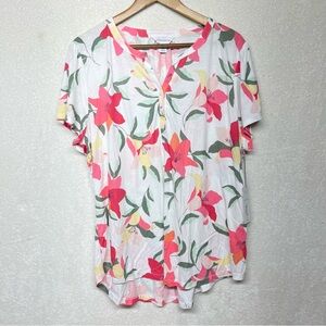 Liz Claiborne floral top size XXL-NWT